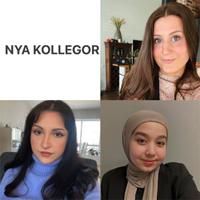 Kollegorna Sara, Ebba och Habiba