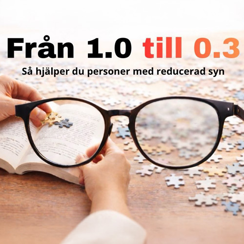 Så hjälper du personer med reducerad syn